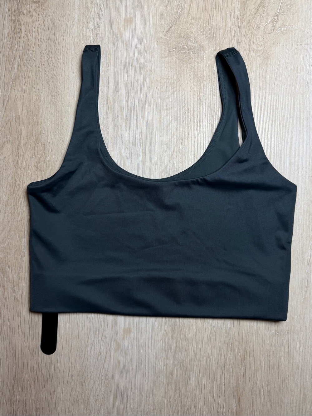 Skims Nike Shine Scoop Neck Longline Bra in Dark Teal Size Small NWT